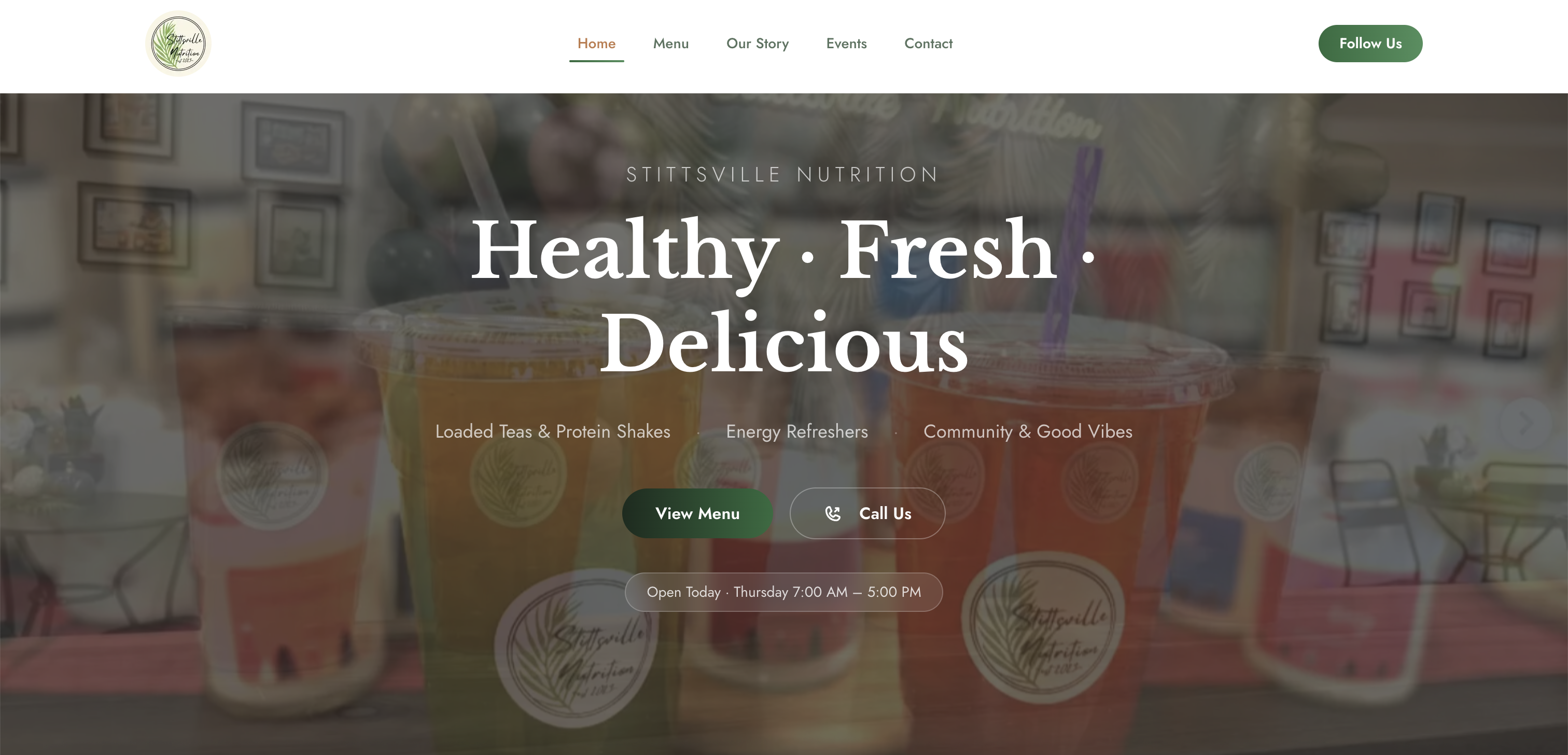 hero — healthy fresh delicious